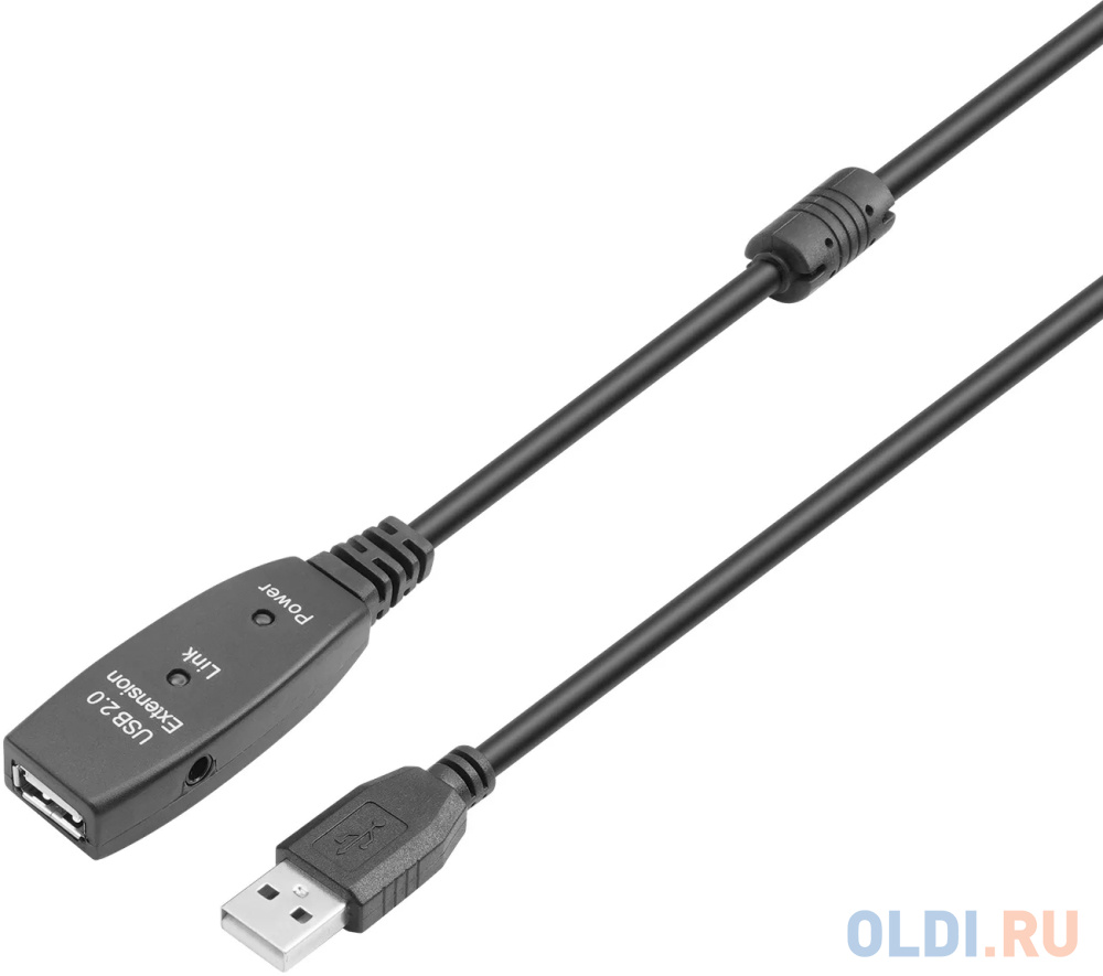 Кабель-адаптер USB2.0-repeater, удлинительный активный <Am-->Af> 50м медь iOpen <ACU823-50M>