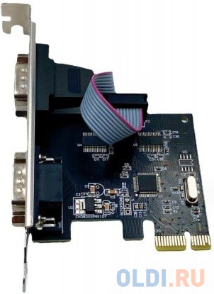 

Контроллер PCIe KS-is KS-575L1 COM RS232 x 2, Серебристый