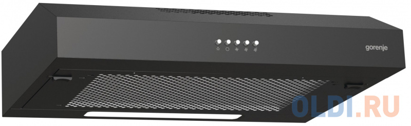 

Вытяжка встраиваемая Gorenje WHU629EB/S черный управление: кнопочное (1 мотор