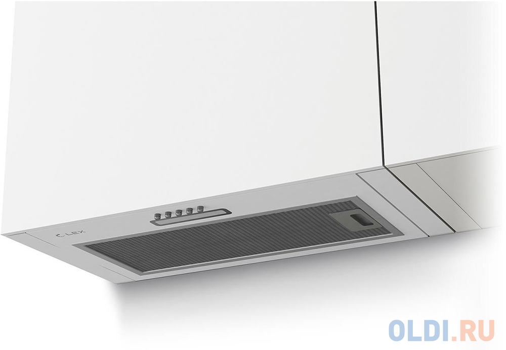 Вытяжка встраиваемая LEX GS Bloc LIGHT 600 белый - CHTI000329