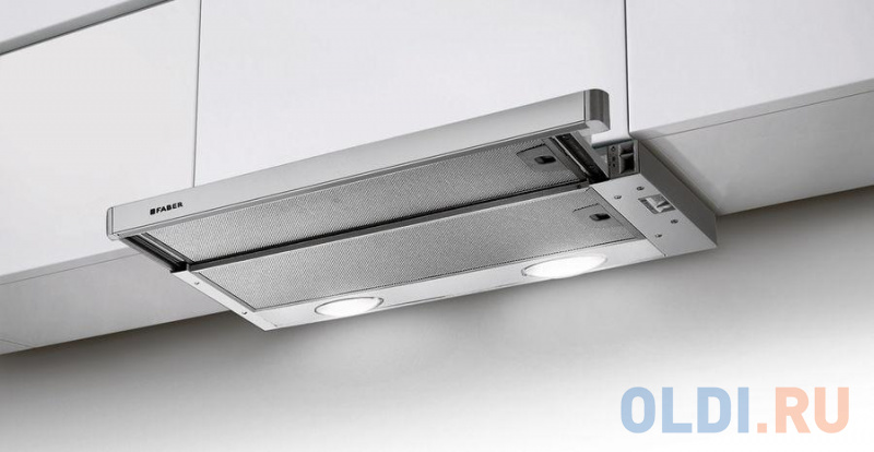 

Вытяжка встраиваемая Faber FLEXA HIP AM/X A60 серый