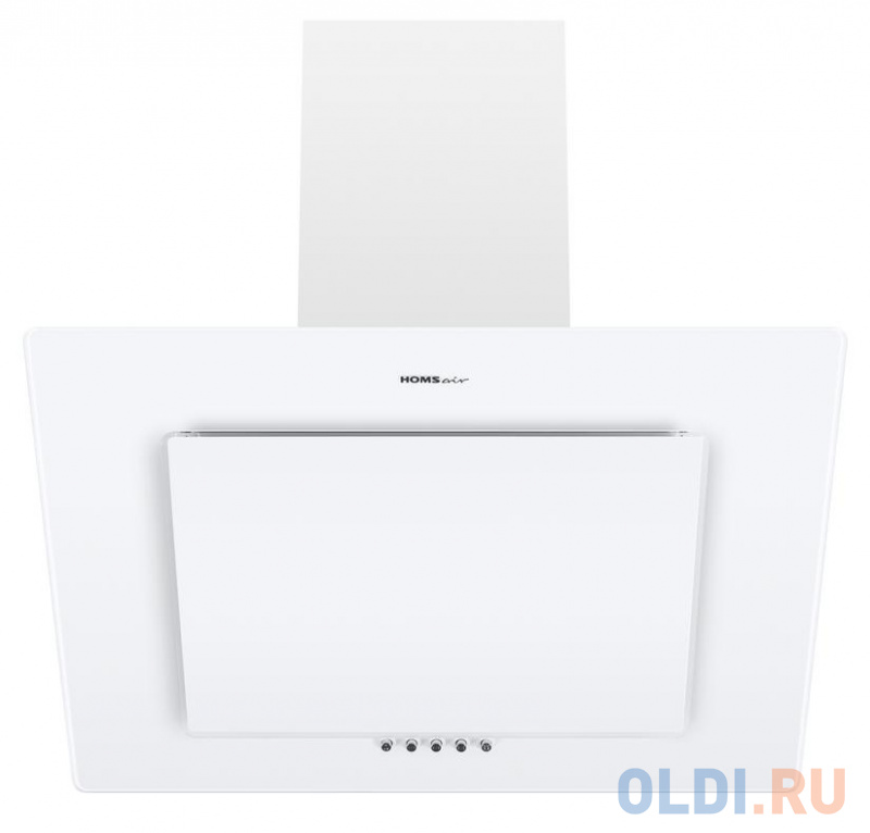 

ВЫТЯЖКА HOMSAir Elf Push 60 Glass White/ наклонная, подвесная, кнопочное управление, 3 скорости, 650 м3/ч,до 25 м2, 47 Дб, светодиодное LED-освещение,