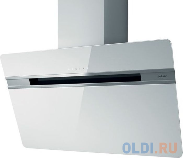 

Вытяжки JET AIR/ Декоративный дизайн, 90 см, 1200 куб.м., сенсорное управление, белая