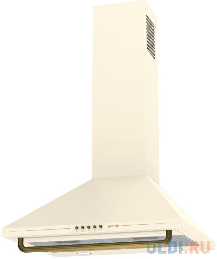 Вытяжка каминная Gorenje WHC63CLI слоновая кость фото