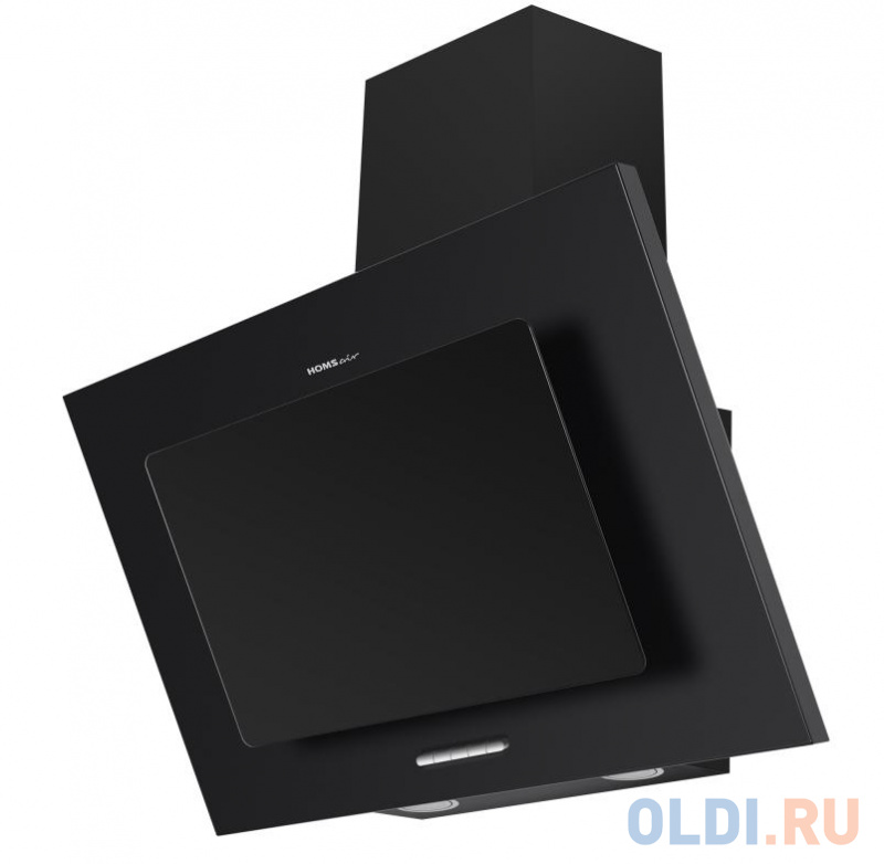 

ВЫТЯЖКА HOMSair BELL 50 Black/ наклонная, подвесная, кнопочное управление, 3 скорости, 650 м3/ч,до 25 м2, 47 Дб, светодиодное LED-освещение, ширина 50