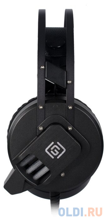 Наушники с микрофоном Oklick HS-L550G черный 2.2м мониторы оголовье фото