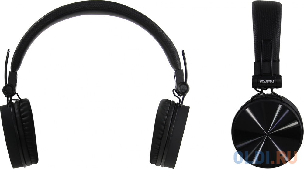 Беспроводные стереонаушники с микрофоном SVEN AP-B500MV, черный (Bluetooth) беспроводные стереонаушники с микрофоном sven ap b500mv bluetooth