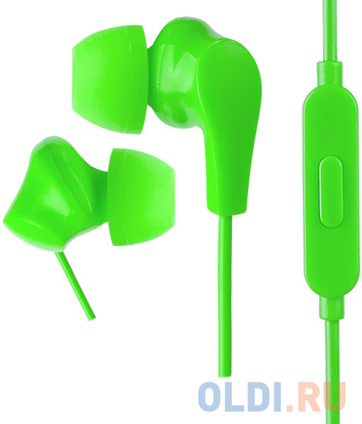 Perfeo наушники внутриканальные c микрофоном ALPHA зеленые декоративные песочные часы glasar зеленые 8x8x20 см