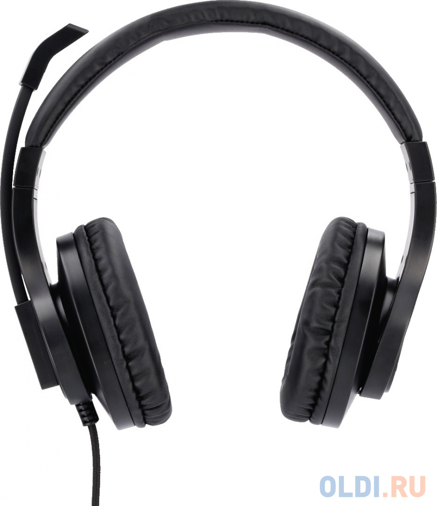 Наушники с микрофоном Hama HS-P300 черный 2м накладные оголовье (00139925) наушники накладные koss sporta pro 1 2м проводные оголовье 17101034