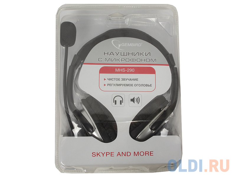 

Наушники (гарнитура) Gembird MHS-290 Black