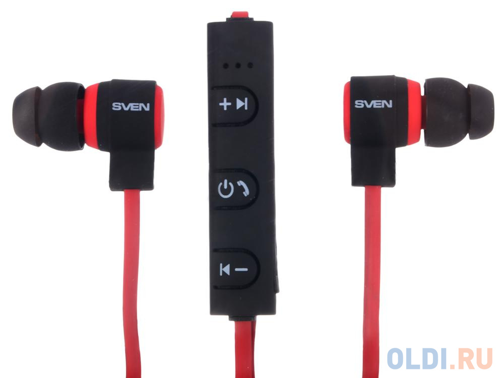 Гарнитура SVEN SEB-B270MV, черный-красные (Bluetooth) с микрофоном SV-013240 - фото 3