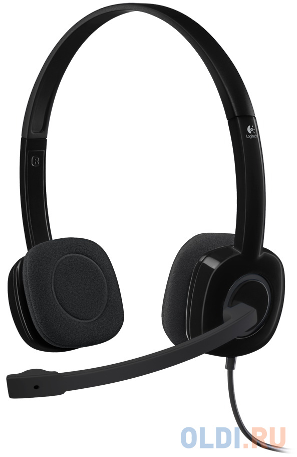 (981-000589) Гарнитура Logitech Stereo Headset H151 гарнитура jabra evolve2 40 usb c uc stereo