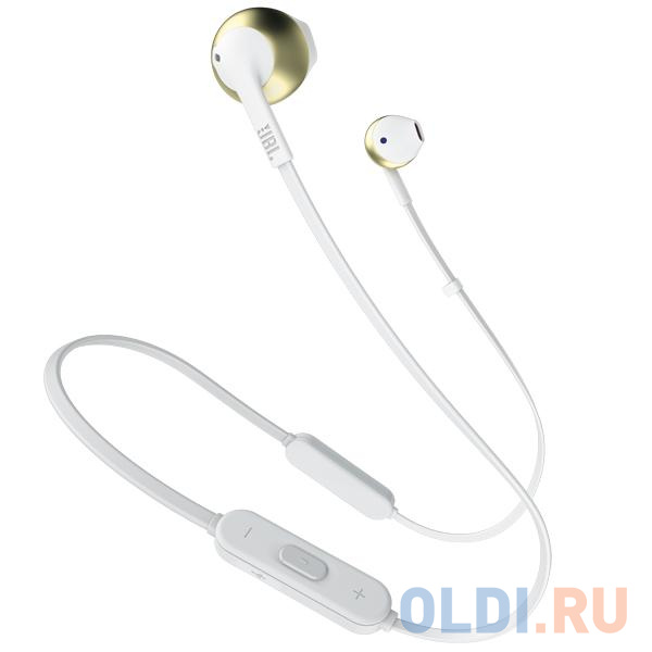 Гарнитура JBL T205BT Champagne Gold