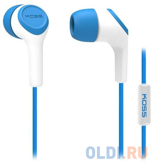

Наушники KOSS KEB15i Blue (микрофон,вставные,1,2м)