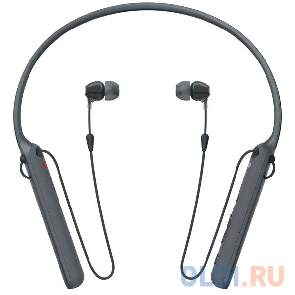 

Гарнитура SONY WI-C400 черный беспроводные bluetooth (нашейный держатель)