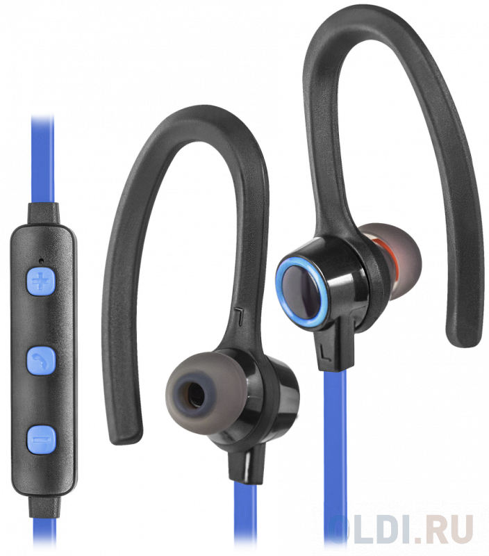 

Гарнитура Defender OutFit B720 черный+синий, Bluetooth