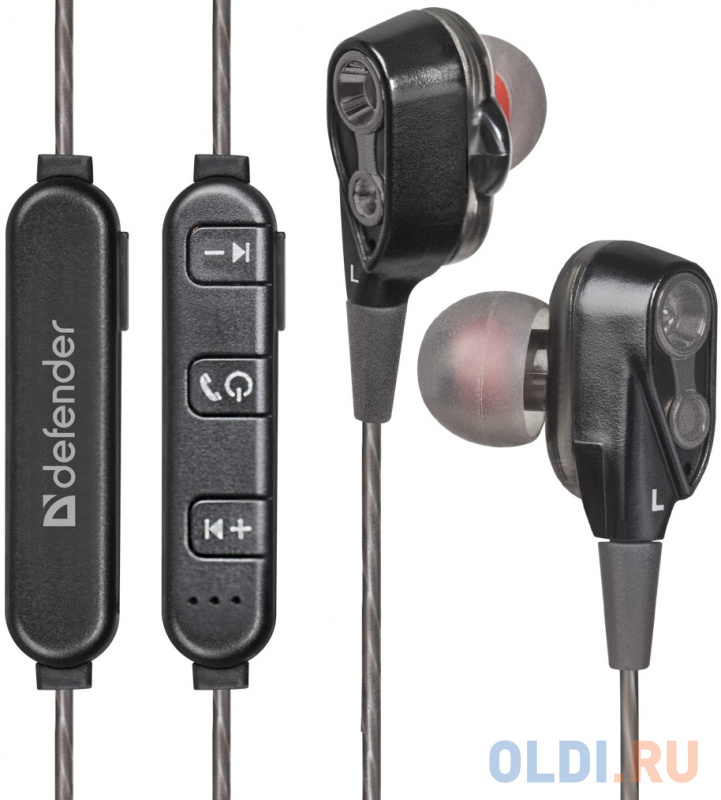 

Гарнитура Defender FreeMotion B640 черный, 2 динамика, Bluetooth