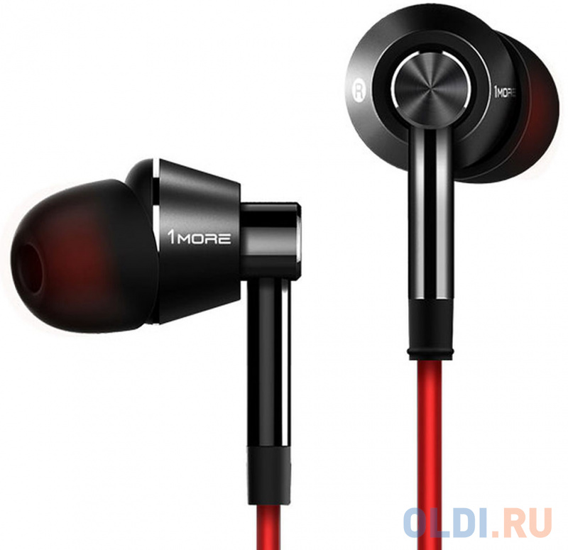 

Наушники 1MORE 1M301-Black вставные (затычки) с микрофоном,20 - 20000 Гц,98 дБ,32 Ом,5 мВт,mini jack 3.5 mm