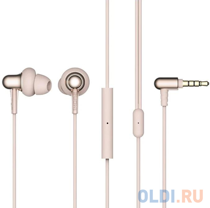 

Наушники 1MORE E1025-Gold вставные (затычки) с микрофоном,20 - 20000 Гц,98 дБ,32 Ом,5 мВт,mini jack 3.5 mm
