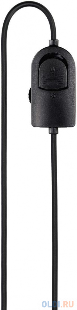 Наушники с микрофоном Hama HS-P200 черный 2м мониторы оголовье (00139923) - фото 5