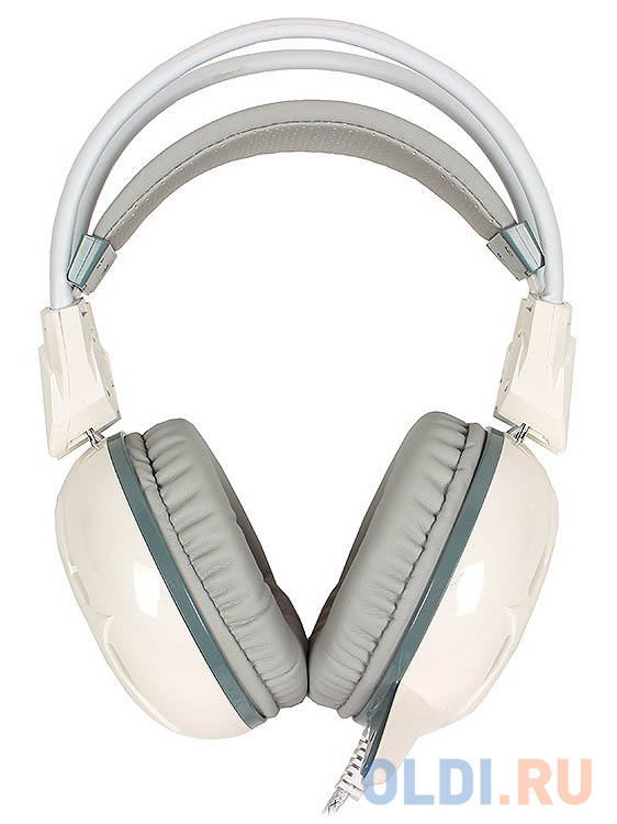 Гарнитура  A4Tech Bloody G300 gray+white (2.2м) фото