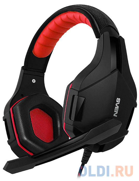

Игровая гарнитура проводная Sven AP-G850MV черный красный SV-016753