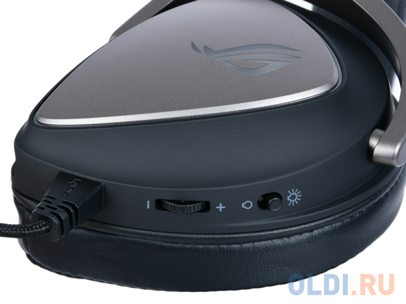 Игровая гарнитура ASUS ROG Delta черные (USB Type-C + A, RGB подсветка, 50 мм неодимовые магниты, 32 Ом, 20 ~ 20000 Гц, микрофон, 90YH00Z1-B2UA00) фото