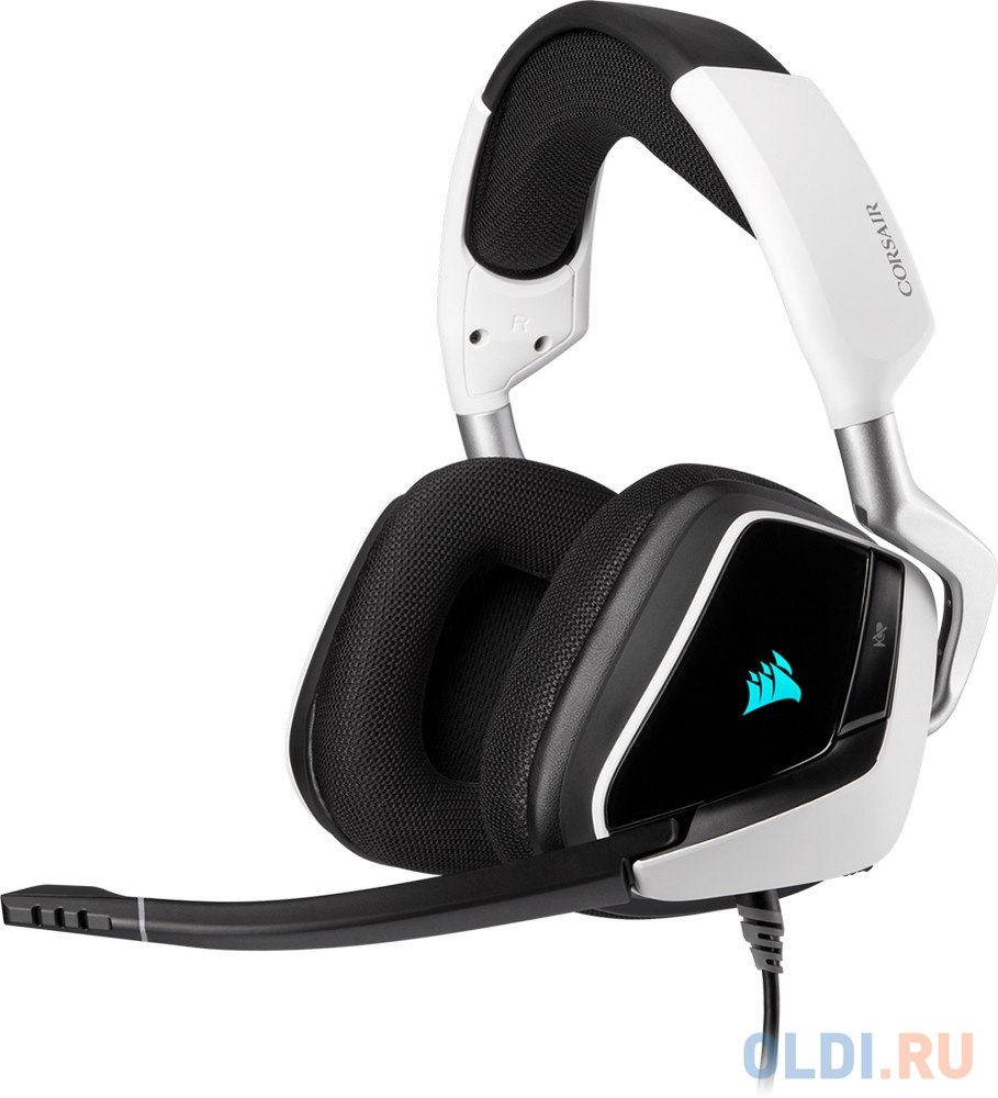 

Игровая гарнитура проводная Corsair VOID RGB ELITE USB белый черный CA-9011204-EU