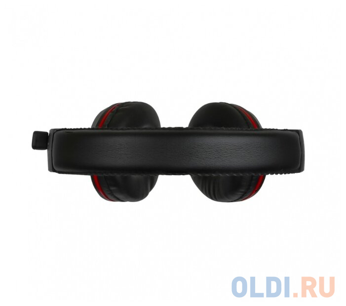 Наушники с микрофоном Oklick HS-L390G DRAGON черный/красный 1.8м мониторные оголовье (JD-728S) - фото 7