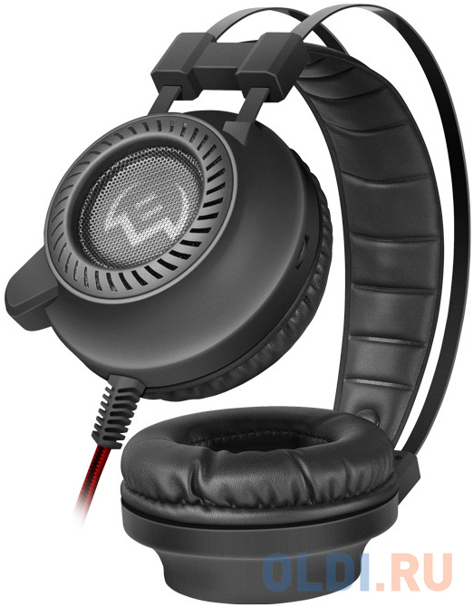 Игровые наушники с микрофоном SVEN AP-U840MV черный (USB, LED, 50 мм) - фото 4