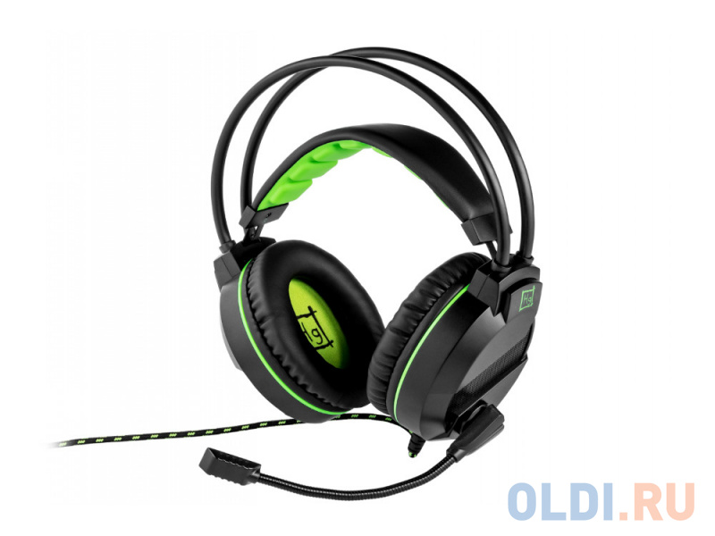 

Наушники Игровые Harper Gaming Mirage GHS-R101 / Черное-Зеленые / 20 Гц - 20 кГц / Накладные с микрофоном / тканевая оплетка кабеля