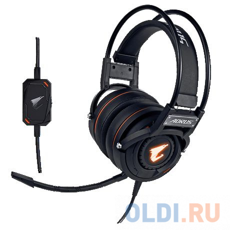 

Игровая гарнитура проводная GigaByte Aorus H5 черный AORUSH5CIR