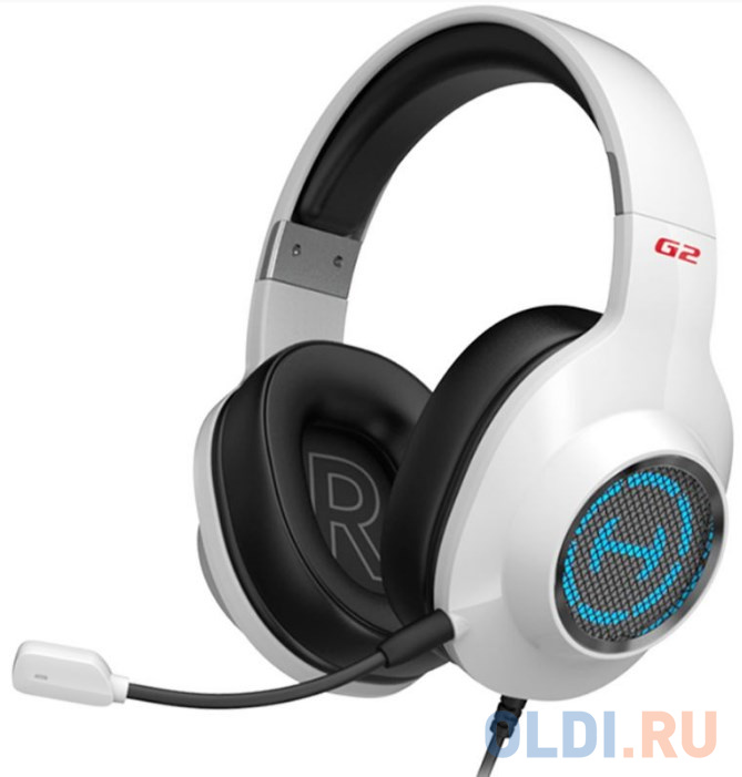 

Наушники с микрофоном Edifier G2 II белый 2.5м накладные USB оголовье