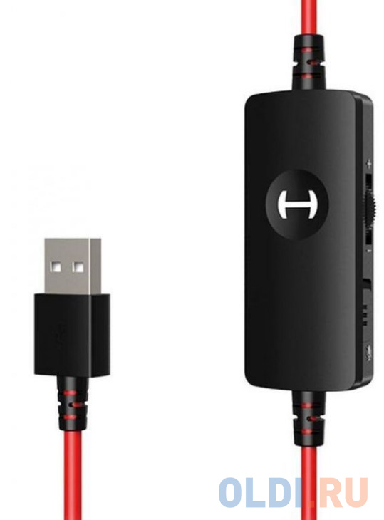 Наушники с микрофоном Edifier G1 черный 2.5м накладные USB оголовье фото