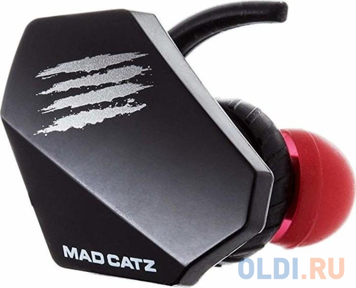 Игровые мобильные наушники Mad Catz  E.S. PRO+ черные (3.5 мм jack, 13.5 мм неодимовые магниты, 32 Ом, 20 ~ 20000 Гц, микрофон) фото