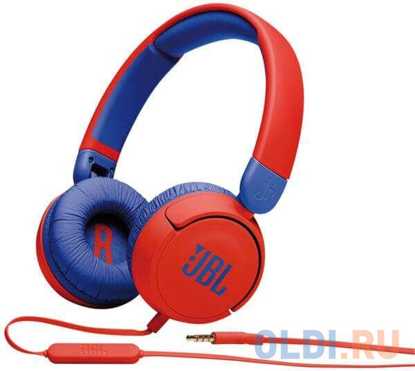 Наушники JBL JR 310 красный синий