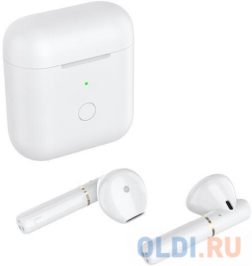 

Гарнитура вкладыши QCY T8 белый беспроводные bluetooth в ушной раковине