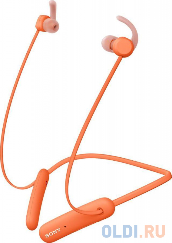 

Гарнитура вкладыши Sony WI-SP510 красный беспроводные bluetooth нашейный держатель (WISP510D.E)