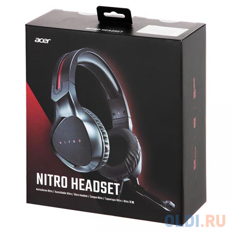 Наушники с микрофоном Acer Nitro NHW820 черный мониторы оголовье (NP.HDS1A.008) фото