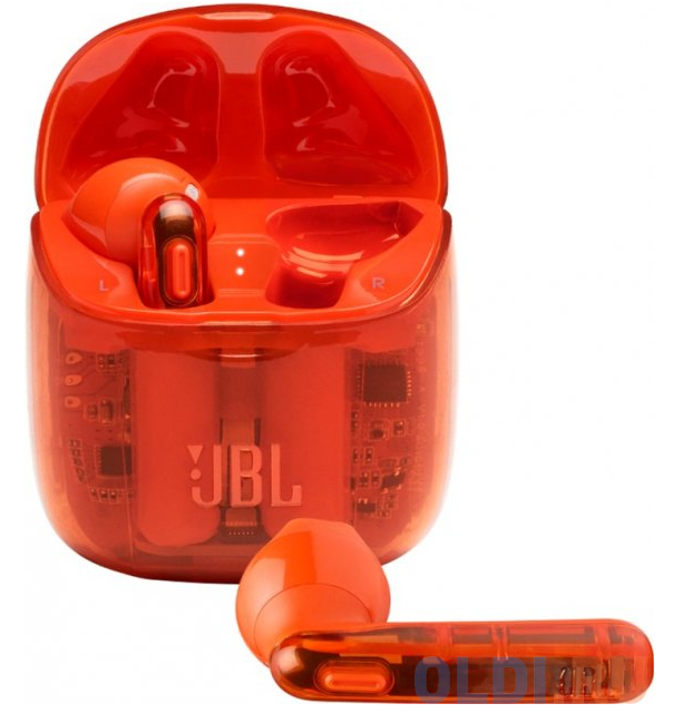 Наушники JBL Наушники беспроводные JBL Tune 225 TWS, ghost orange