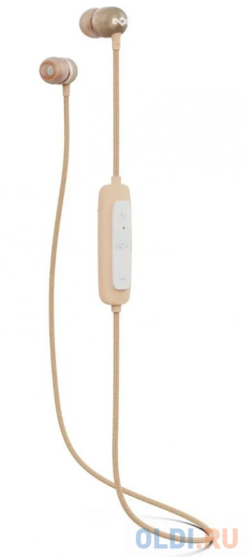 

Наушники Marley Наушники беспроводные внутриканальные Smile Jamaica Wireless 2 Copper, Бежевый
