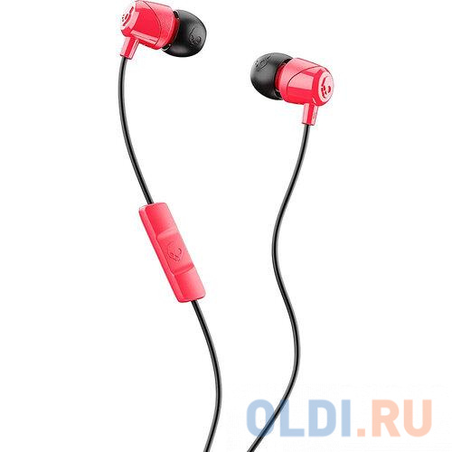 

Наушники Skullcandy Наушники проводные внутриканальные с микрофоном JIB IN EAR W/MIC 1, черно-красные, Черный