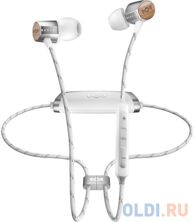 

Наушники Marley Наушники беспроводные внутриканальные UPLIFT BT, Серебристый