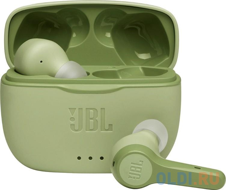 Наушники JBL Беспроводные внутриканальные наушники JBLT215TWSGRN, зеленый