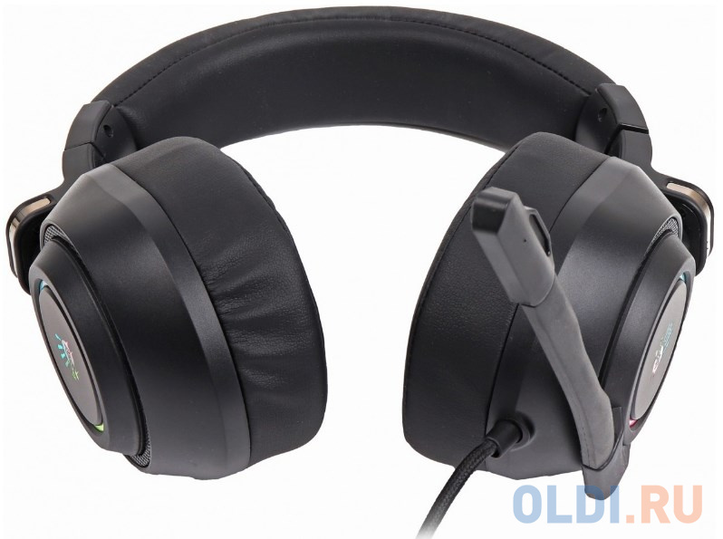Наушники с микрофоном A4Tech Bloody G580 черный 2м мониторные USB оголовье (G580 USB /BLACK) фото