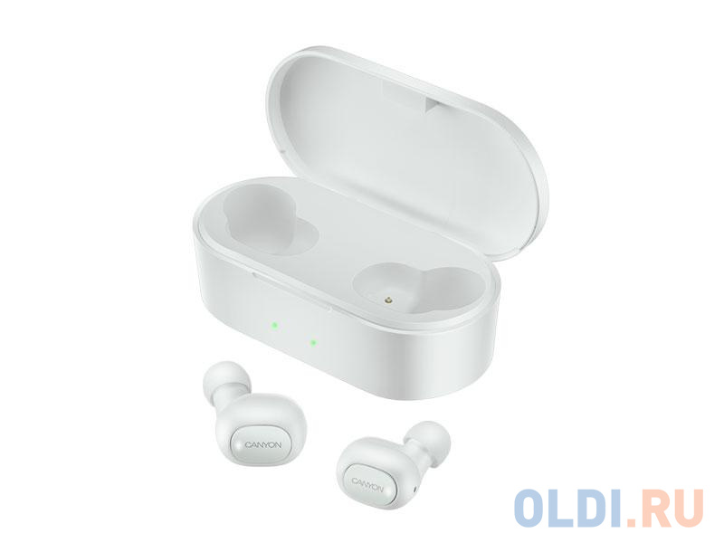 

Гарнитура CANYON (TWS,Bluetooth Realtek 5.0,handsfree,36ч работы) белый (CND-TBTHS2W)