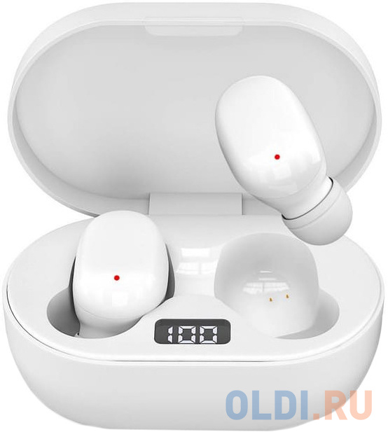 

Беспроводные наушники HIPER TWS BRISE V2 White Bluetooth 5.0 гарнитура Li-Pol 2x40мАч+300мАч, LCD, белый