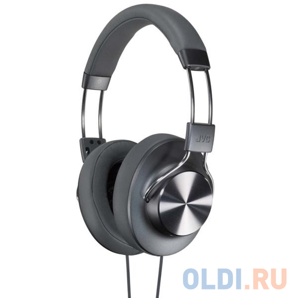 

Наушники JVC проводные, модель HA-SD7-H-F, серия Hi-Res Audio. Цвет: серый.