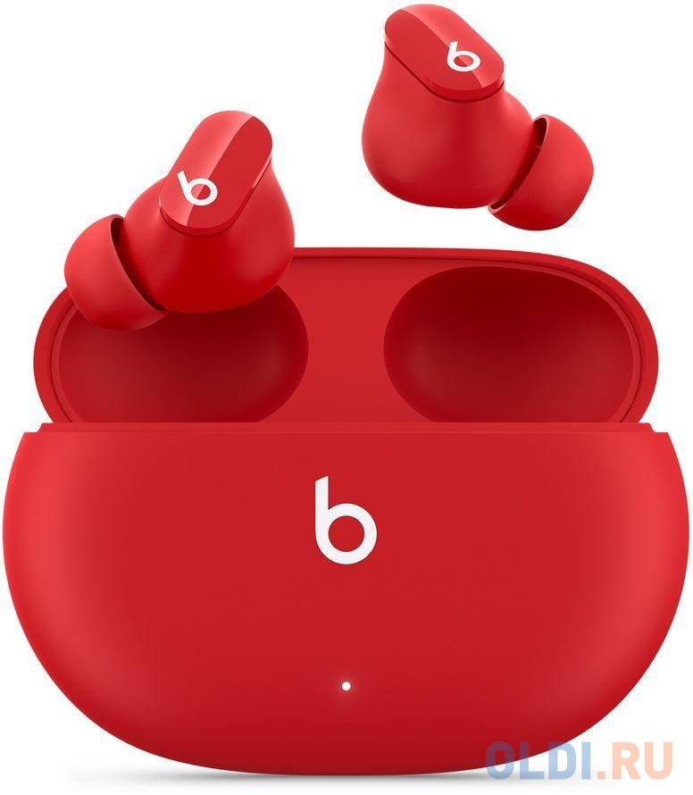 Гарнитура вкладыши Beats Studio Buds True Wireless Noise Cancelling красный беспроводные bluetooth в ушной раковине (MJ503EE/A)