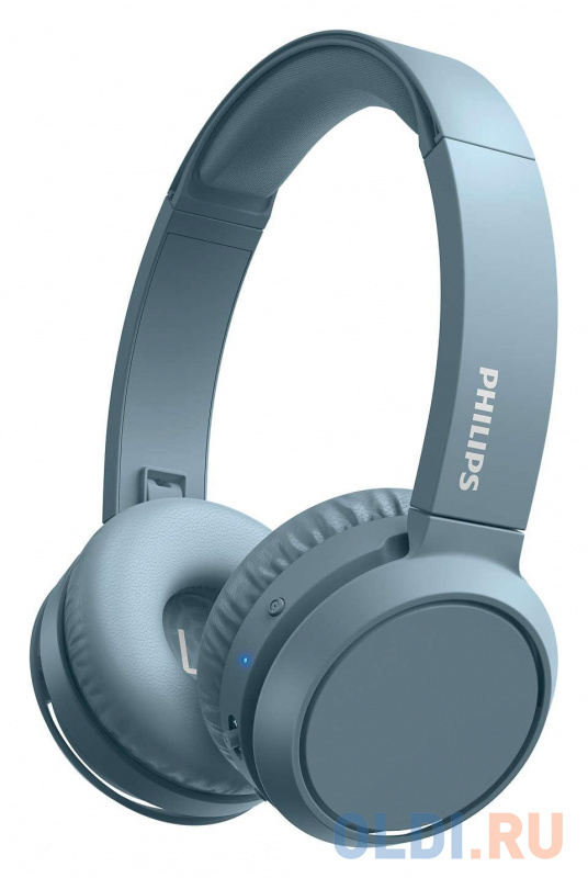 

Гарнитура накладные Philips TAH4205BL/00 синий беспроводные bluetooth оголовье
